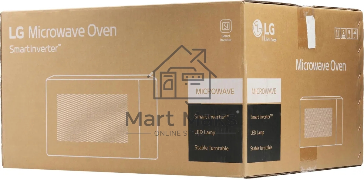 Микроволновая печь LG MW23R35GIH белый, 23 л, 1000 Вт, переключатели - сенсор