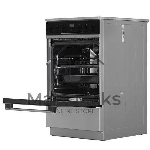 Плита электрическая Gorenje GEC5C61XPA серебристый, конфорок 4 электрических, духовка 70 л, 50 см x 85 см x 59.4 см