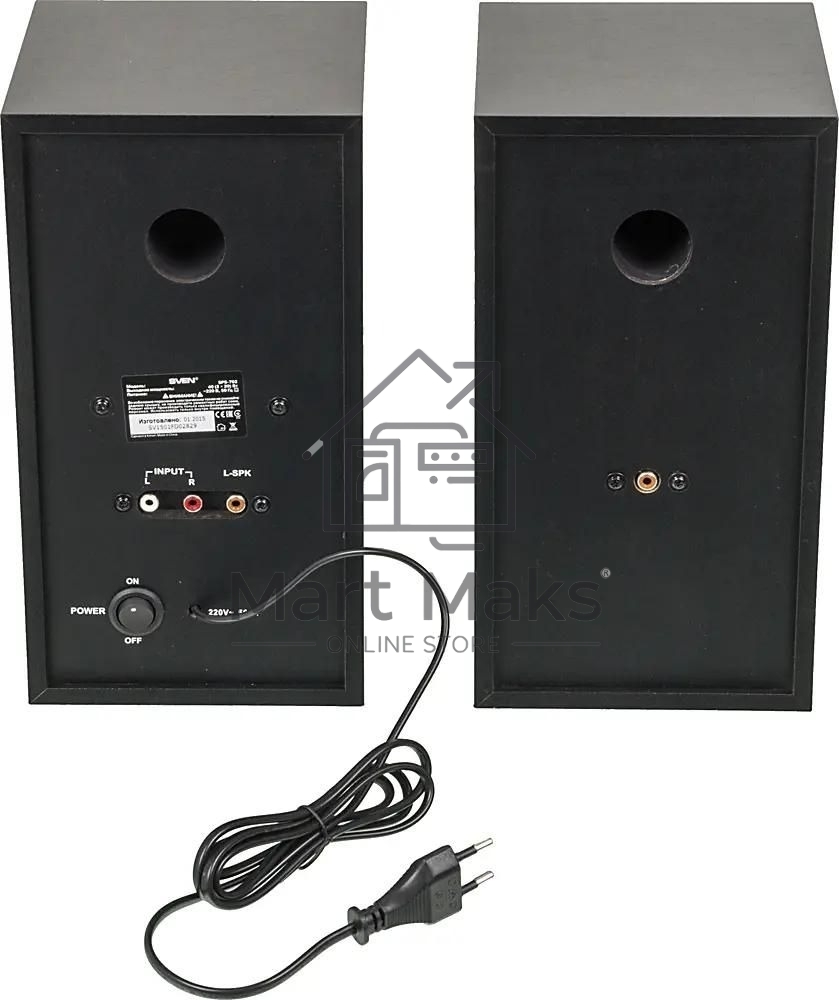 Акустическая система SVEN SPS-702 2.0 черный 40Вт