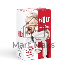 Фен HOLT HT-HD-003 белый, 1600 Вт, компактный