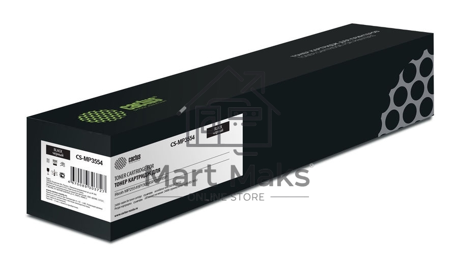 Картридж лазерный Cactus CS-MP3554 (842348/842125) черный (24000 стр.) для Ricoh MP2554SP/3054SP/3554SP