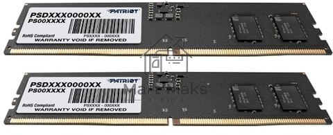 Оперативная память Patriot Signature, DDR5, 32Gb (1x32 GB), 5200 MHz, CL42, DIMM