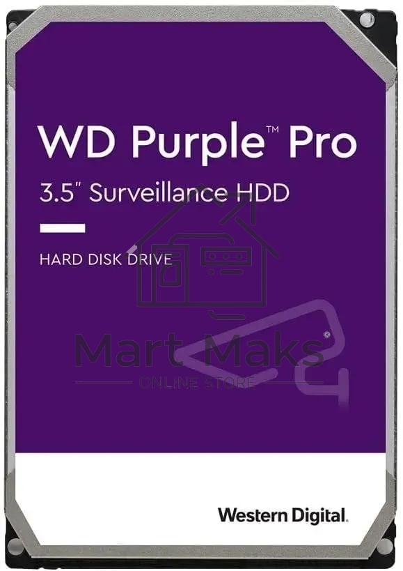 Жесткий диск Western Digital Purple Pro 14TB (WD142PURP) Serial ATA III, 7200- rpm, 512Mb, 3.5