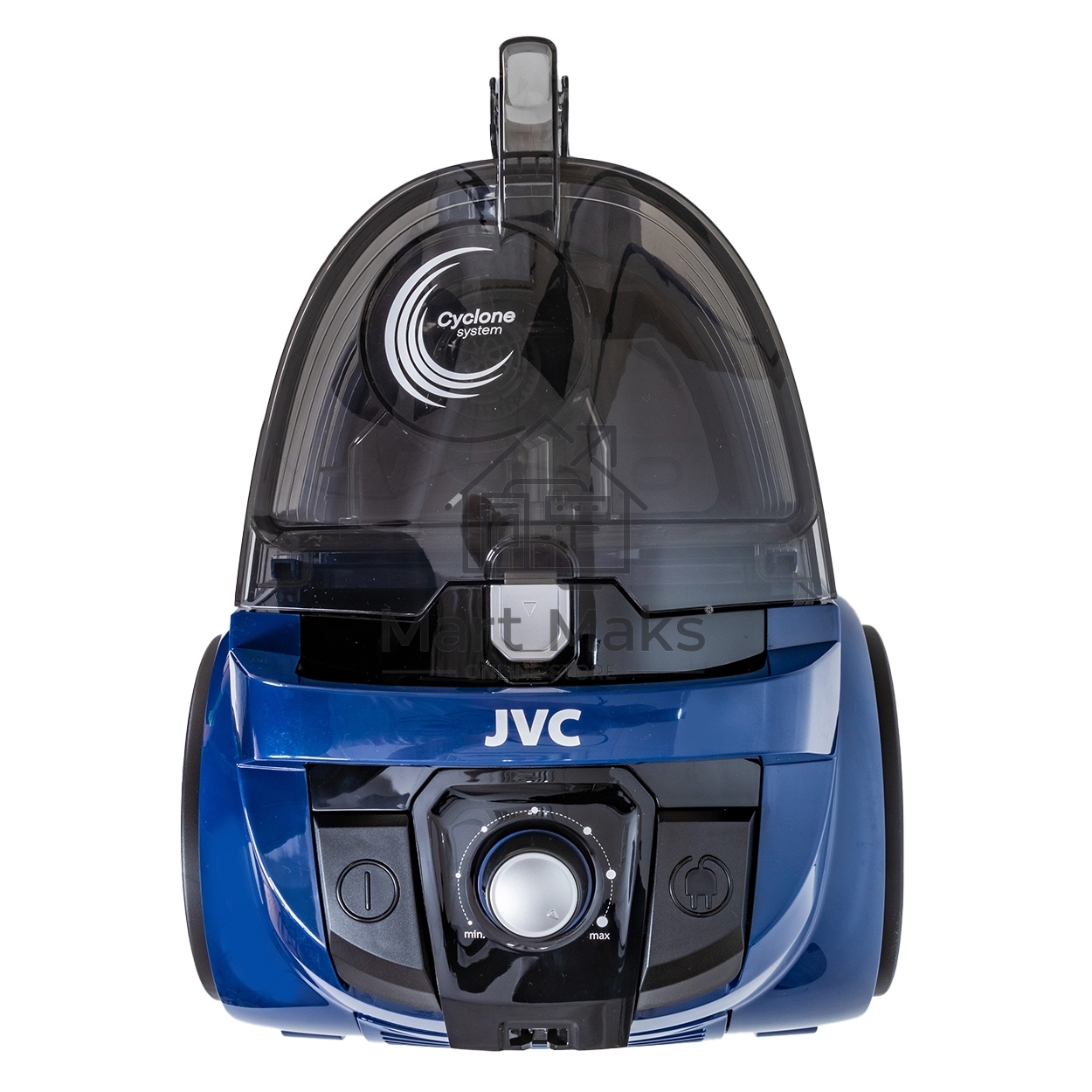 Пылесос JVC JH-VC405 черный/синий, 360/2050 Вт, уборка сухая, пылесборник контейнер 2 л