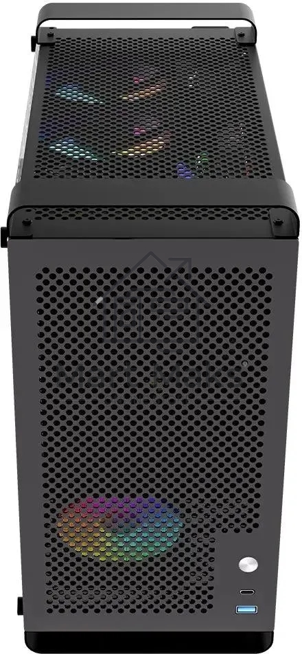 Компьютерный корпус Accord ACC-GCUB4 черный без БП mATX 1x92mm 1xUSB3.0 1xUSB3.1 audio