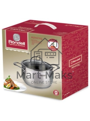 Кастрюля с кр Rondell Admiring 18 см (2,5 л)
