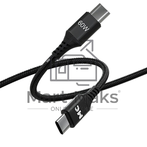 Кабель MORE CHOICE (4620202554093) K69aa 2м USB 3.0A PD 60W для Type-C Type-C- 2м, черный