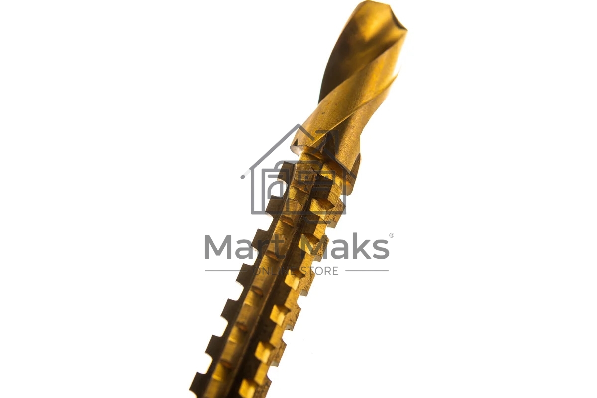 Сверло-фреза универсальное титановое покрытие FIT 8 мм