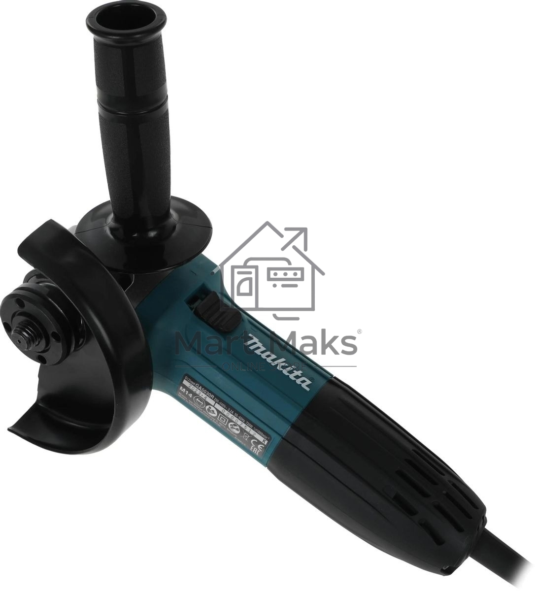 Угловая шлифовальная машина Makita GA5030RK 720Вт 11000об/мин рез.шпин.:M14 d=125мм