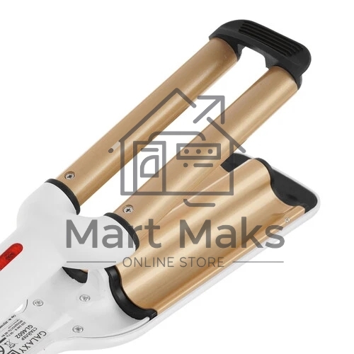 Щипцы для завивки волос Galaxy Line GL4602 белый, 16 мм, 200 °C, 1 режим