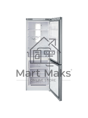 Холодильник Бирюса М920NF металлик двухкамерный 210/100л морозилка снизу, NoFrost