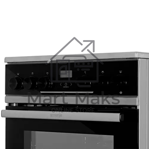 Плита электрическая Gorenje GEC5C61XPA серебристый, конфорок 4 электрических, духовка 70 л, 50 см x 85 см x 59.4 см