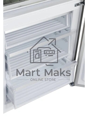 Холодильник Korting KNFC 72337 XN черный двухкамерный 324/108л морозилка снизу, No Frost