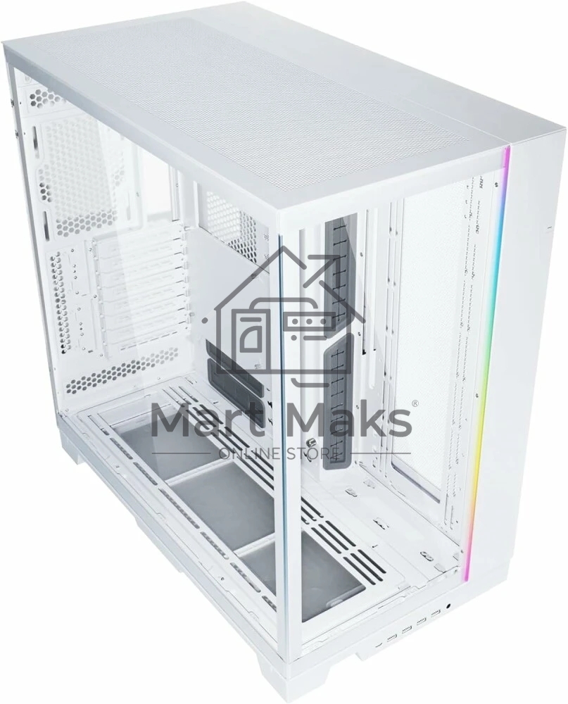 Компьютерный корпус LIAN LI O11 Dynamic EVO XL White, Large Case: EATX(under 280mm)/ATX/MICRO-ATX/MINI-ITX, 4xUSB 3.0, 1xUSB Type-C, 1xAudio, Included Fans: none