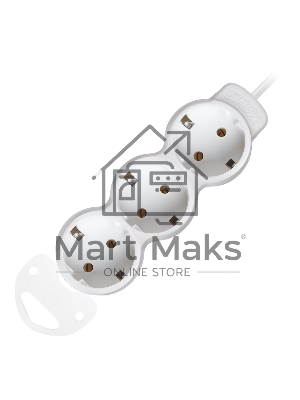 Удлинитель Smartbuy (SBE-16-3-1.5m-Z) 3 гн х 1,5 м белый