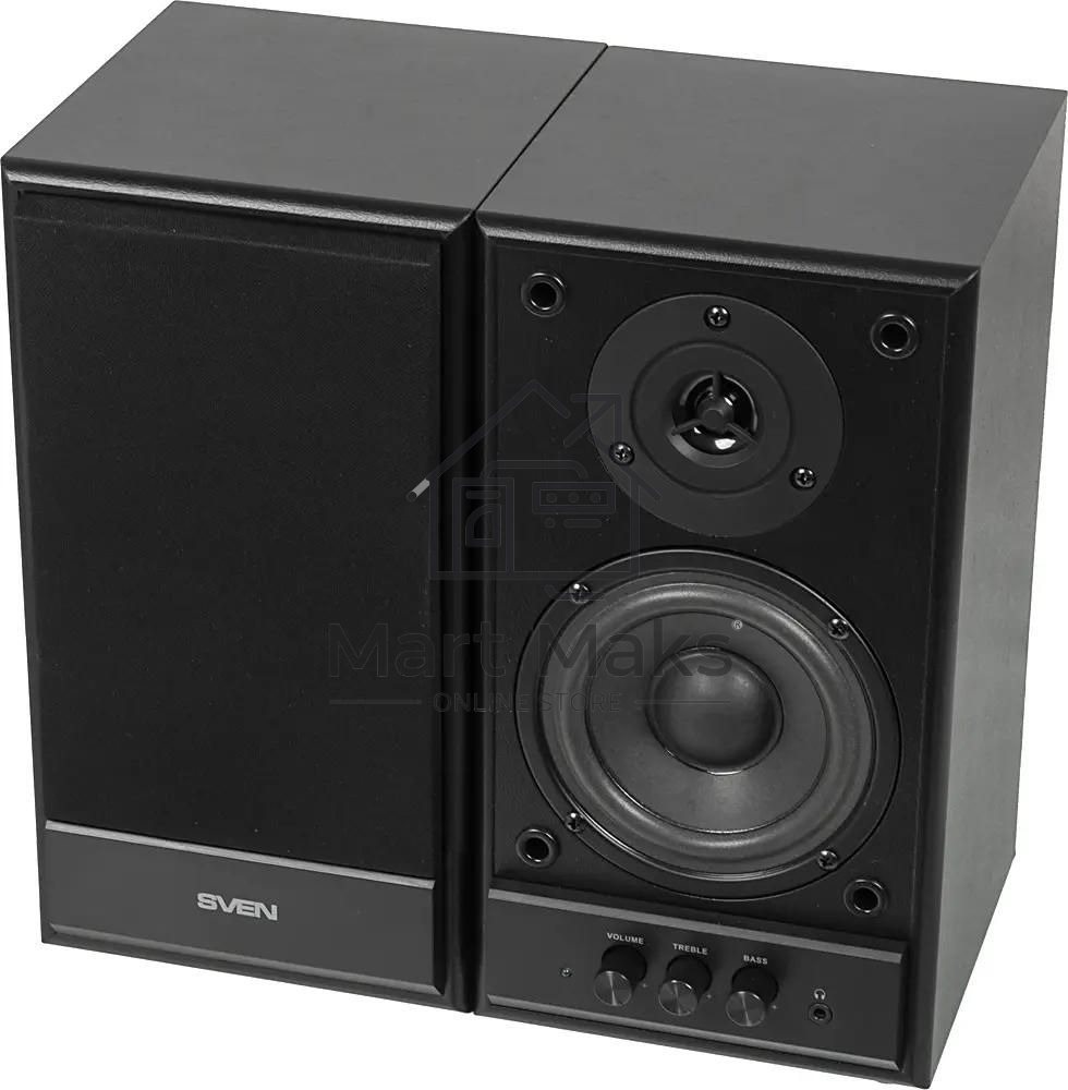 Акустическая система SVEN SPS-702 2.0 черный 40Вт