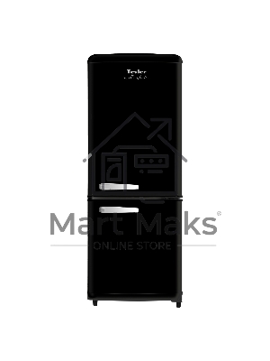 Холодильник Tesler RB-107 черный двухкамерный 73/30л морозилка снизу