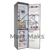 Холодильник DON R-299 G графит зеркальный двухкамерный 259/140л морозилка снизу