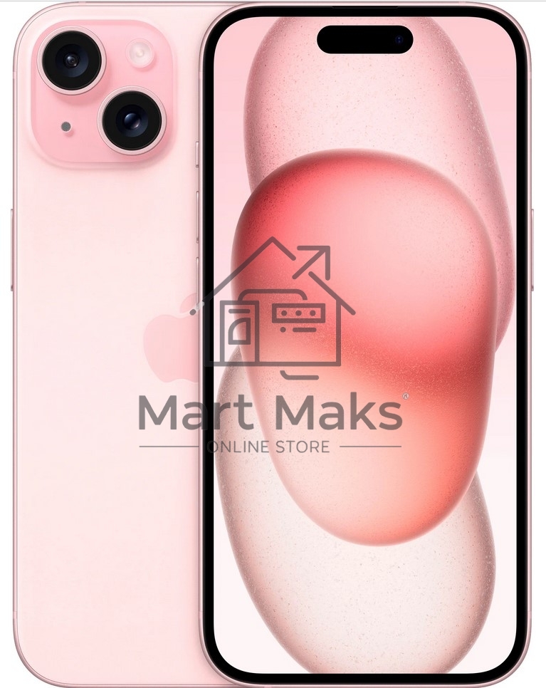 Смартфон Apple iPhone 15, 6/128Gb, розовый