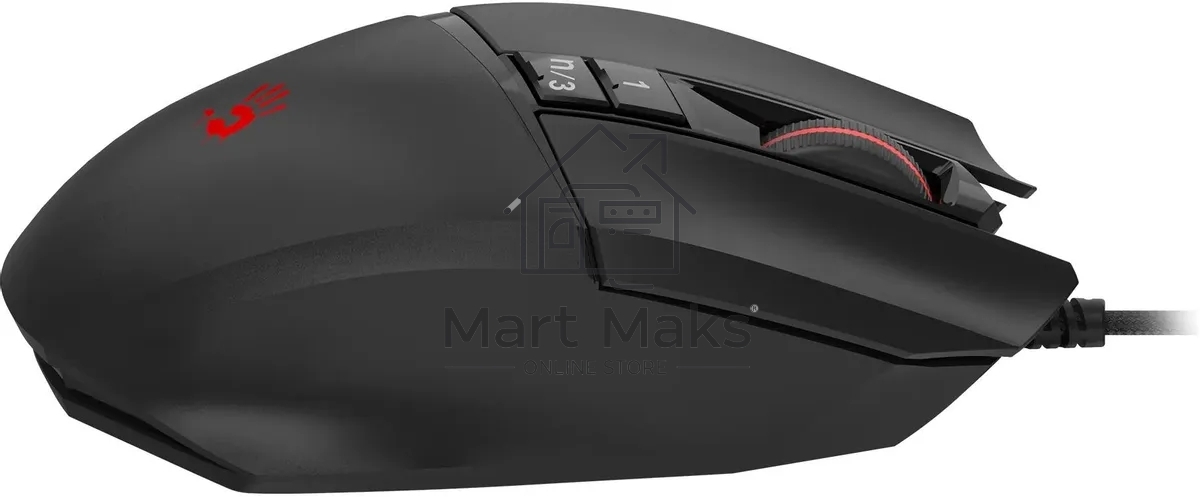 Мышь проводная A4Tech Bloody W65 Max Mini черный, 12000 dpi, USB, кнопки - 9