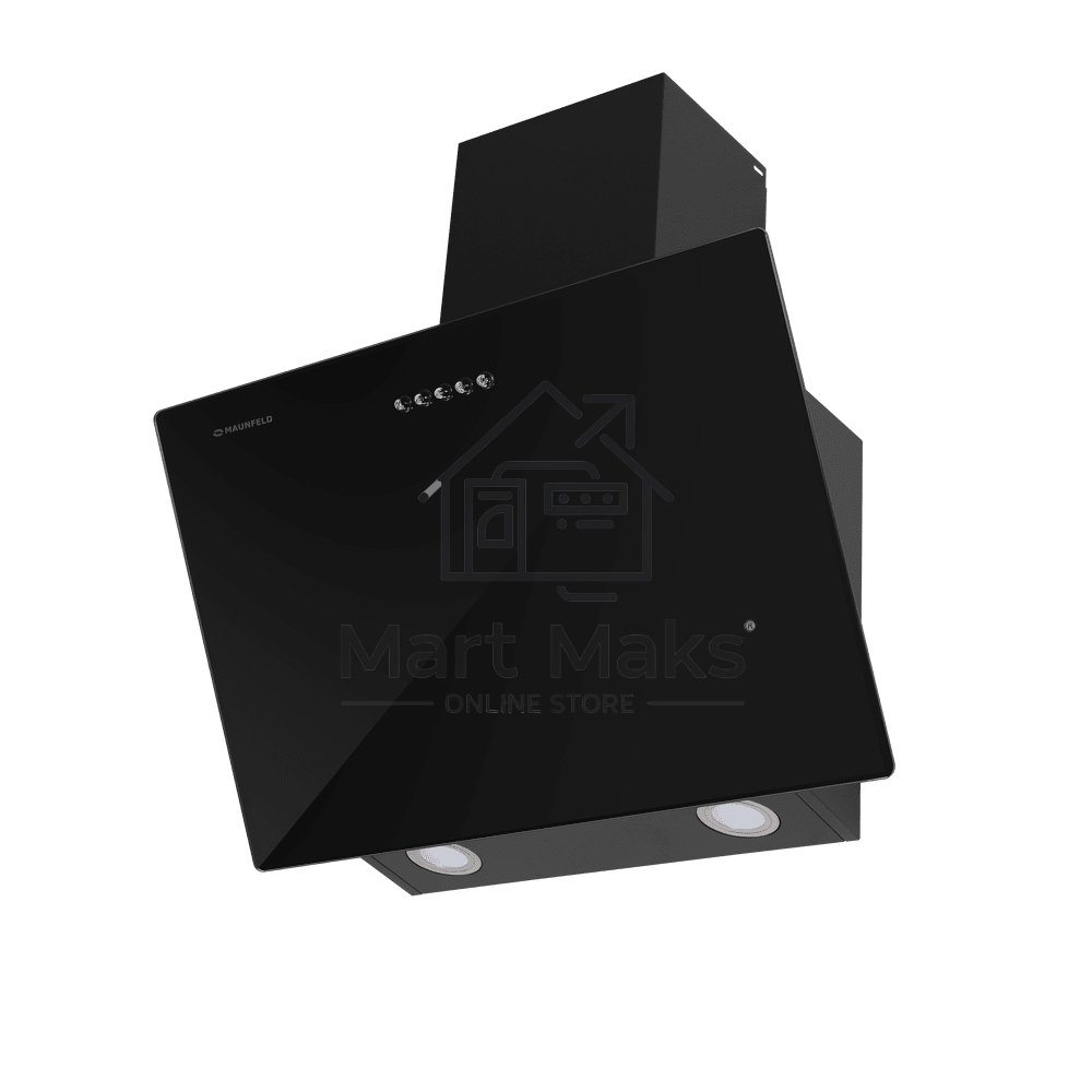 Вытяжка наклонная Maunfeld Dream 60 Push Glass, черный, 60 см, 700 куб. м/ч, 47 дБ
