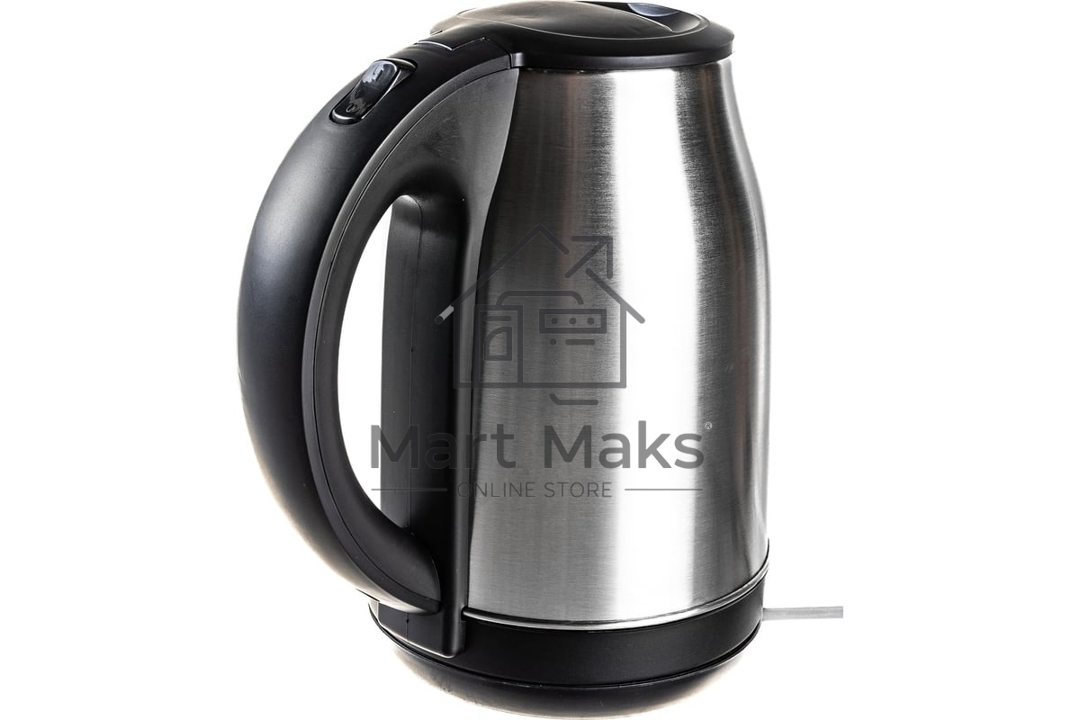Чайник электрический Energy E-201 1.8л, сталь, черный (164126)