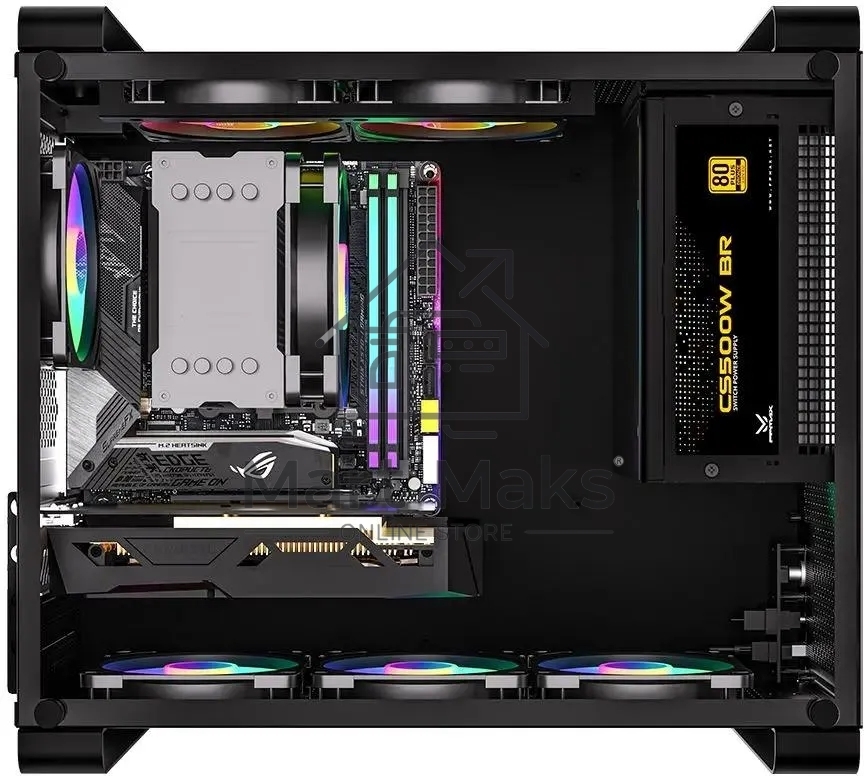 Компьютерный корпус Accord ACC-GCUB4 черный без БП mATX 1x92mm 1xUSB3.0 1xUSB3.1 audio