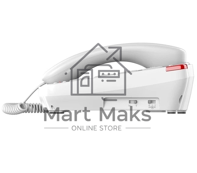 Телефон проводной Maxvi CB-01 белый