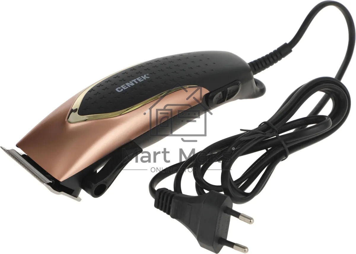 Машинка для стрижки волос Centek CT-2126 черный/золото