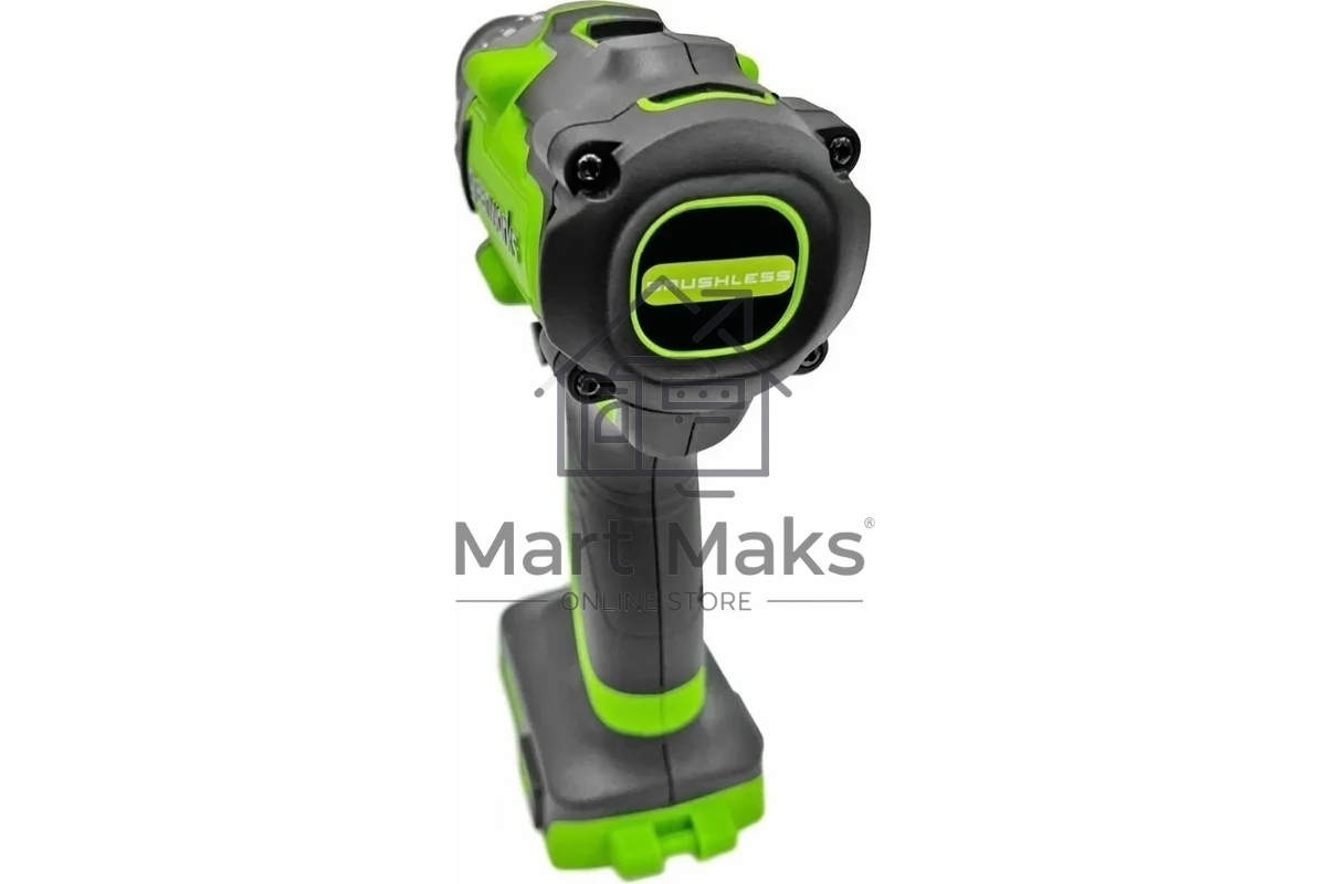 Дрель-шуруповерт GREENWORKS GD24DD140, Аккумуляторная, 24В, Без АКБ и ЗУ