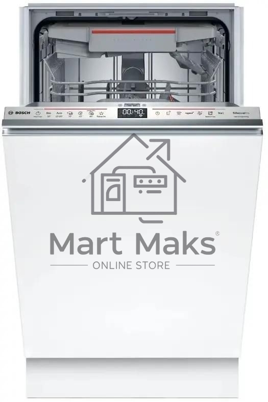 Встраиваемая посудомоечная машина Bosch SPV6EMX70Q, серебристый, 44.8 см, 10 компл., 44 дБ, класс A+