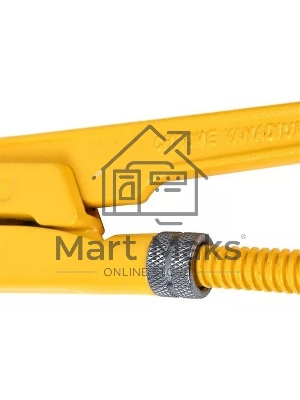 Трубный рычажный ключ №3 с прямыми губками Deli DL105167 560мм, раскрытие губок 0-67мм, сталь Cr-V