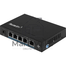 Коммутатор Falcon Eye FE-104POE-S, 4×100 Мбит/с PoE + 1×100 Мбит/с Uplink, неуправляемый