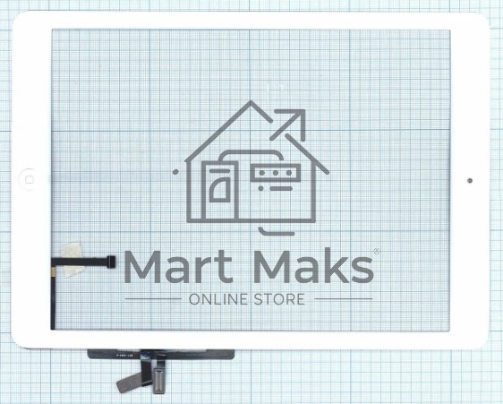 Сенсорное стекло (тачскрин) для iPad Air (A1474, A1475, A1476), белое OEM