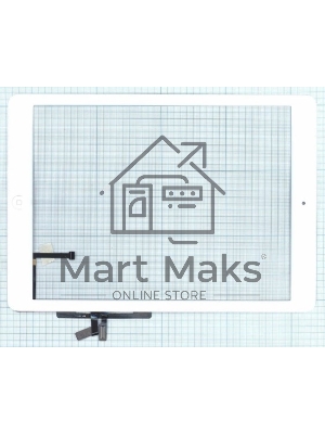 Сенсорное стекло (тачскрин) для iPad Air (A1474, A1475, A1476), белое OEM