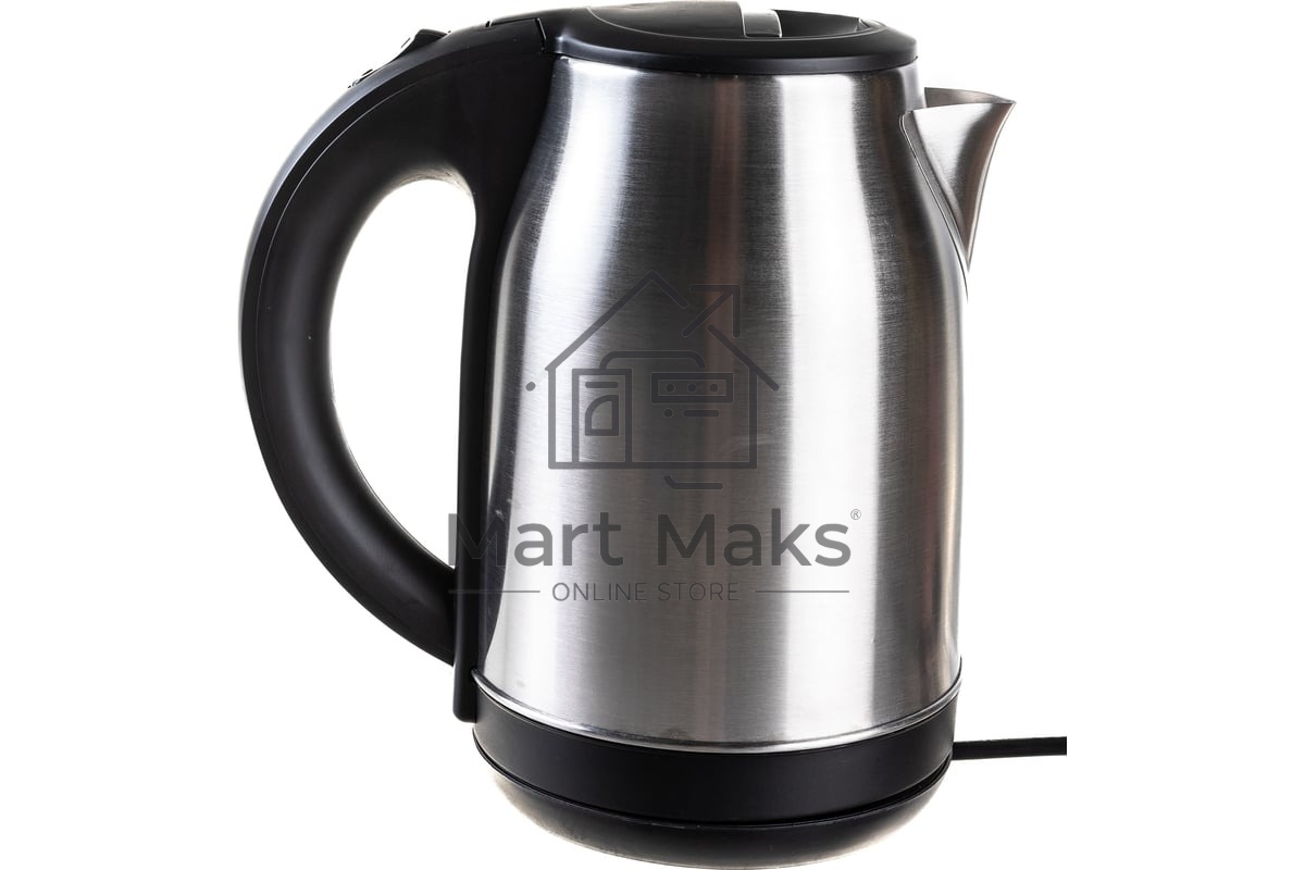 Чайник электрический Energy E-201 1.8л, сталь, черный (164126)