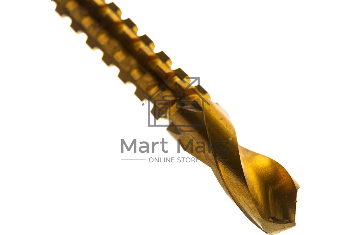 Сверло-фреза универсальное титановое покрытие FIT 8 мм