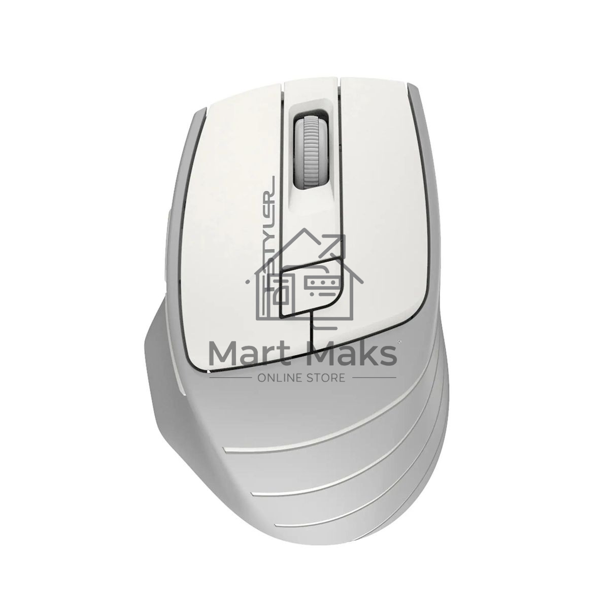 Мышь беспроводная A4Tech Fstyler FG30 белый/серый, 2000 dpi, радиоканал, USB, кнопки - 5