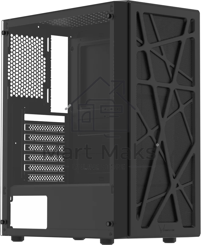 Корпус Formula Mana V2 Black, Midi-Tower, чёрный, без вентиляторов в комплекте
