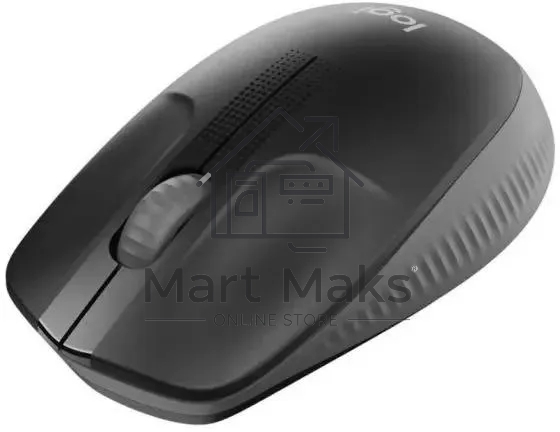 Мышь беспроводная Logitech M190 черный, 1000 dpi, радиоканал, USB, кнопки - 3