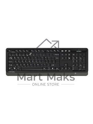 Комплект клавиатура + мышь A4Tech Fstyler FG1010S клав:черный/серый мышь:черный/серый USB беспроводная Multimedia (FG1010S GREY)