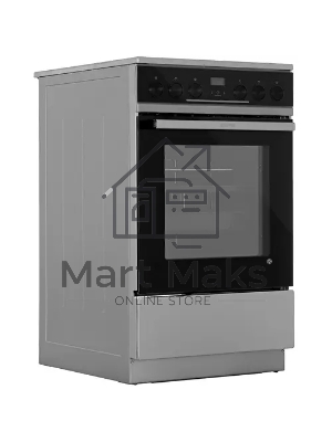 Плита электрическая Gorenje GEC5C61XPA серебристый, конфорок 4 электрических, духовка 70 л, 50 см x 85 см x 59.4 см