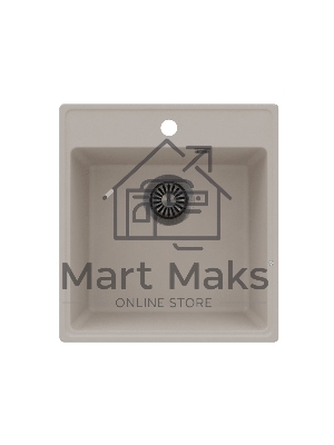 Кухонная мойка Maunfeld Perla 460 MFQS-460LBG светло-бежевый