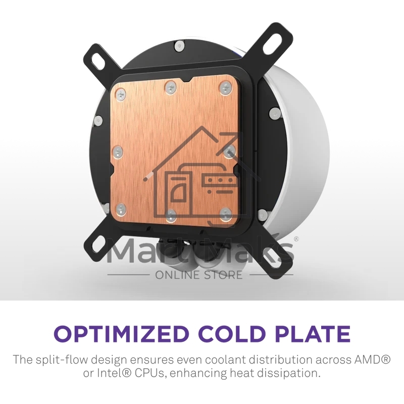 Система жидкостного охлаждения для ПК/ Water Cooling System NZXT Kraken Elite 420 RGb (350W, 420мм, LED temp., белый/ Fans: 3x140мм, 98.61CFM, 34.5dBA, 2000RPM/ Pump height 65mm, 2800RPM, Rad thickness 27mm/ S: 1851, 1700, 1200, 115X, AM5, AM4)