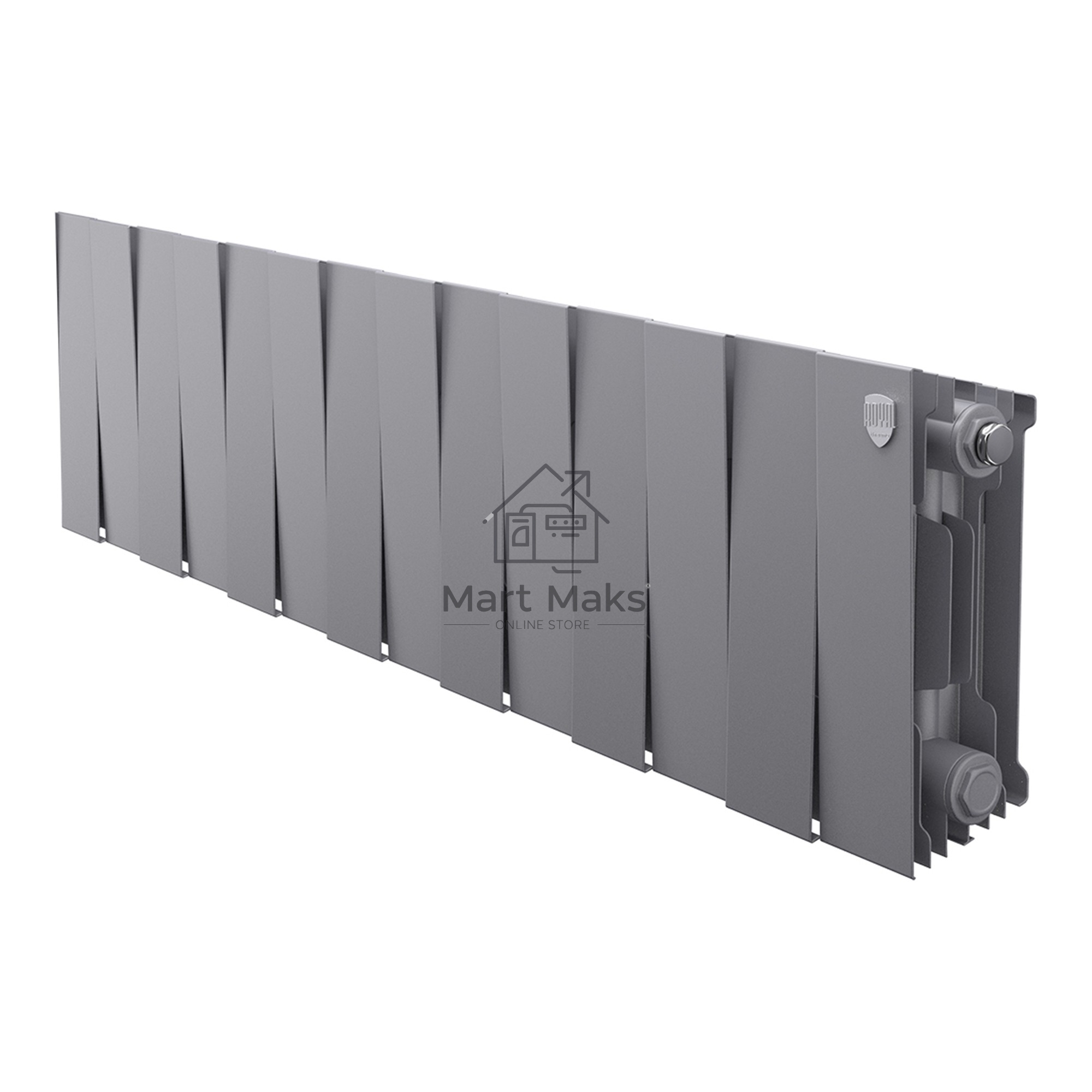 Радиатор биметаллический Royal Thermo PianoForte 200 Серебристый - 14 секц.