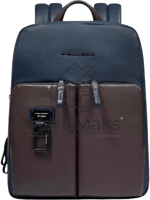 Рюкзак Piquadro Harper CA6311AP/BLUTM синий/коричневый кожа