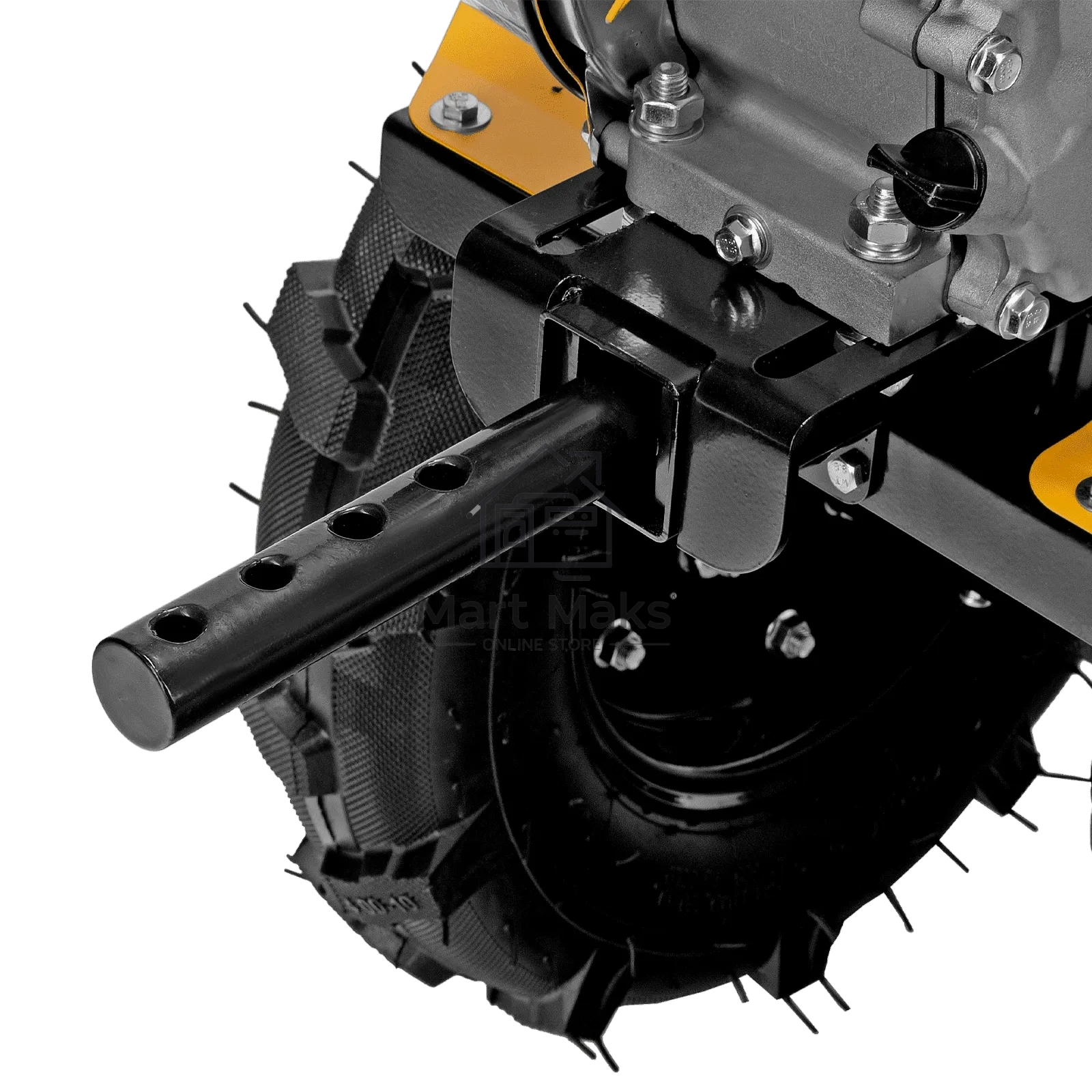 Мотоблок Denzel DPT-270S, 7 л.с., ремен.сцеп, фрез 3х4, ШОМ, передачи 2В/1Н