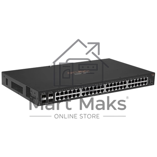 Коммутатор HPE Aruba Networking CX 6000 48G 4SFP (R8N86B), 48×1 Гбит/с + 4×1 Гбит/с SFP Uplink, управляемый