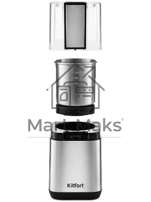 Кофемолка Kitfort КТ-766 150Вт сист.помол.:одинарный нож вместим.:80гр нержавеющая сталь