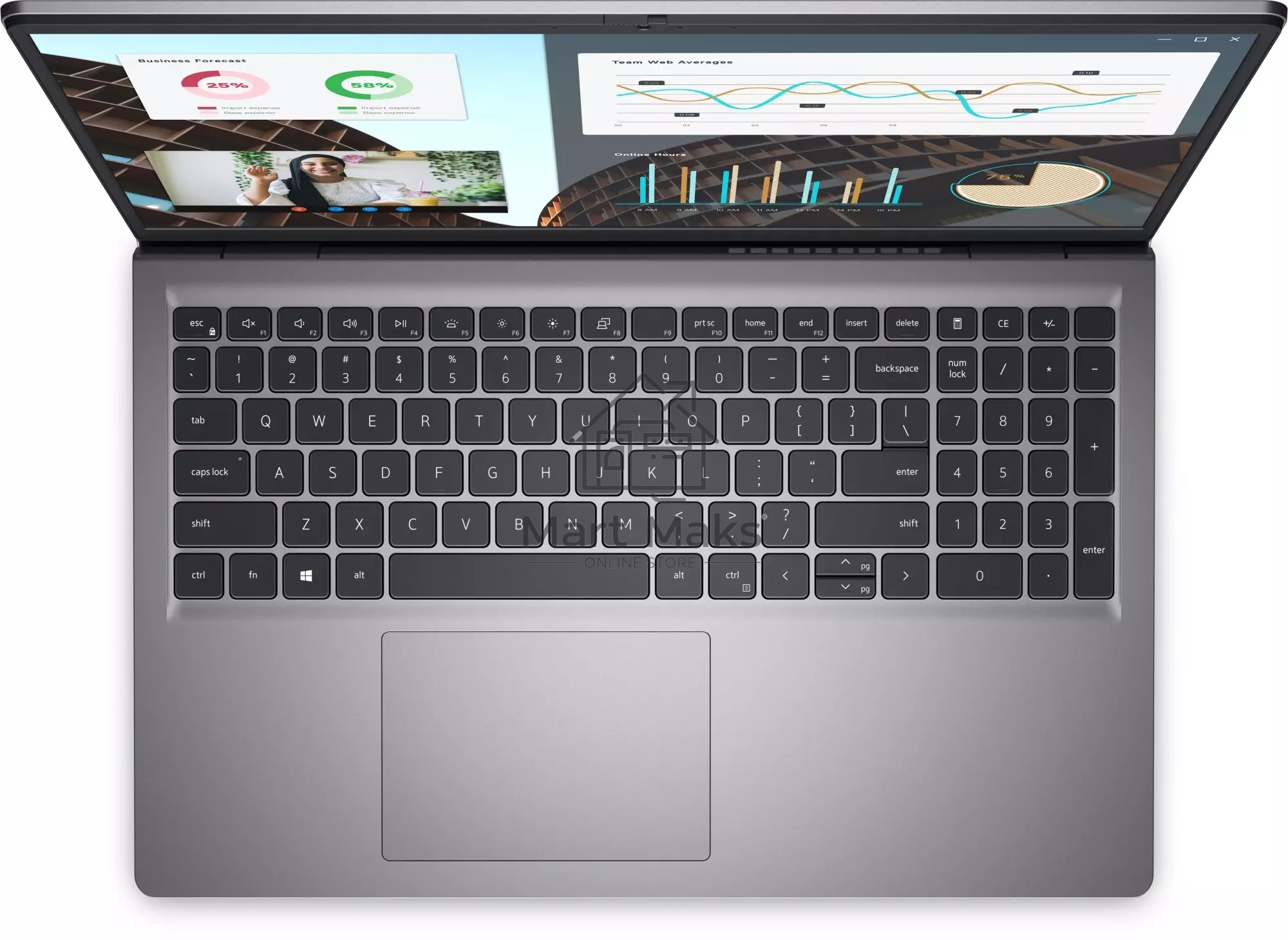 Ноутбук Dell Vostro 3530 Core i3 1305U 16Gb SSD512Gb Intel UHD Graphics 15.6